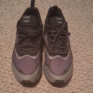 Reebok Men's Gray and Purple Running Shoes
